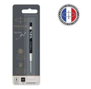 Стержень гелевый Parker Quink Z05  (CW1950344) M черные чернила для ручек шариковых блистер