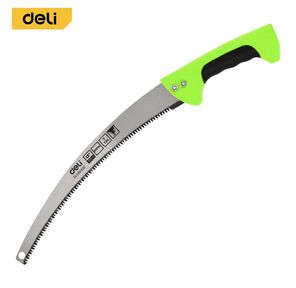 Садовая пила с изогнутым полотном Deli DL580330  330мм,  сталь 65MN,  шаг зубьев 7 TPI,  обрезиненая ручка