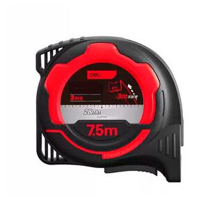 Измерительный и разметочный инструмент Deli Рулетка Deli DL377528  7, 5м*28мм,  метрическая