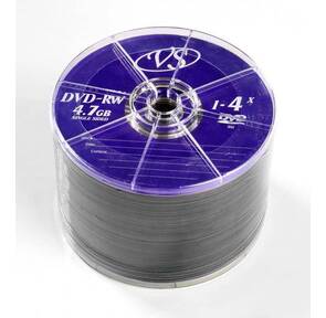 Диск DVD-RW VS 4.7 Gb,  4x,  Bulk  (50),   (50 / 600).