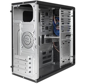 Exegate EX284039RUS Корпус Minitower BA-204U Black,  mATX,  <без БП>,  2*USB+2*USB3.0,  Audio