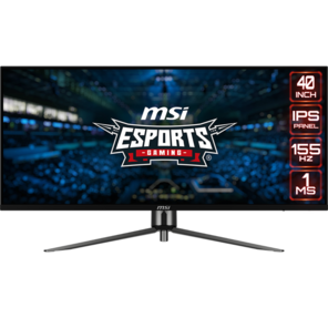 Монитор MSI MAG 401QR 40" 21:9 QWQHD (3440x1440) IPS Flat, 1ms (MPRT),  HDR 400,  1000:1, 100M:1, 400nit, 178 / 178, 2xHDMI 2.0, 1xDP 1.4, USB-C, 2xUSB 2.0 Type-A, USB 2.0 Type-B Tilt, VESA, 155HZ, Black, 1y war-ty