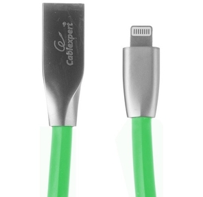 Cablexpert Кабель для Apple CC-G-APUSB01Gn-1M,  AM / Lightning,  серия Gold,  длина 1м,  зеленый,  блистер