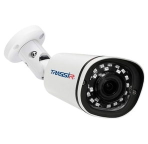 TRASSIR TR-D2121IR3 v6 3.6 Уличная 2Мп IP-камера с ИК-подсветкой. Матрица 1 / 2.7" CMOS,  разрешение 2Мп FullHD  (1920?1080) @25fps,  чувствительность: 0.005Лк  (F1.8),  режим "день / ночь"  (механический ИК-фи