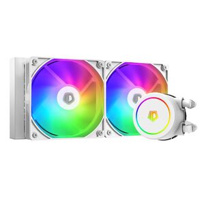 Жидкостная система охлаждения ID-Cooling FX240 INFINITY White ARGB  (White) 300W all Intel / AMD