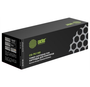 Тонер Картридж Cactus CS-TK1160 черный  (7200стр.) для Kyocera Ecosys P2040dn / P2040dw