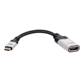 New Aдаптер USB 3.1 Type-Cm --> HDMI A (f) 4K@60Hz,  0.15m , Alum , VCOM <CU423MV-4K>