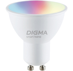 Умная лампа Digma DiLight L1 GU10 5Вт 400lm Wi-Fi  (DLL1GU10)