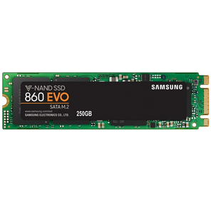 Samsung MZ-N6E250BW,  860 EVO SSD,  M.2 2280,  SATA-III,  250Gb,  3D TLC