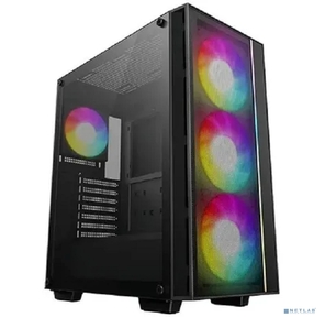 Корпус Deepcool MATREXX 55 V4 MESH черный без БП E-ATX 2xUSB2.0 1xUSB3.0 audio bott PSU
