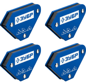 Угольник магнитный для сварочных работ ЗУБР УМ-3  до 4 кг  набор 4 шт