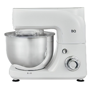 BQ MX520 Ivory  /  Макс. мощность 1600 Вт  /  6 скоростей + импульсный режим  /  Объем чаши 5 литров  /  Планетарное движение насадок