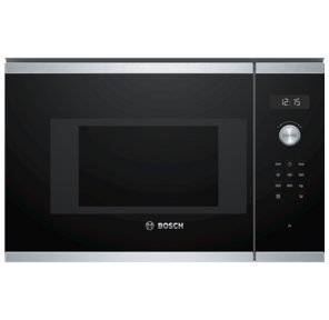 Микроволновая печь Bosch BFL524MS0 20л. 800Вт нержавеющая сталь / черный  (встраиваемая)