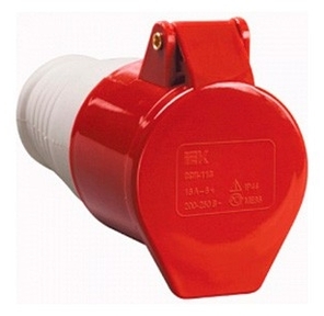 Iek PSR21-032-3 Розетка 223 переносная 2Р + РЕ 32А 220В IP44 ИЭК