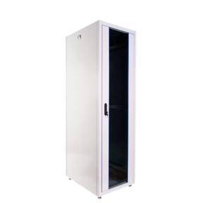Шкаф коммутационный ЦМО  (ШТК-Э-42.8.8-13АА) напольный 42U 800x800мм пер.дв.стекл металл 2 бок.пан. 710кг серый 715мм 105кг