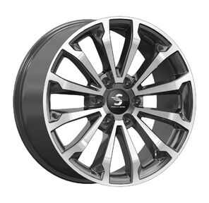 Легковой диск КиК 8, 5 / 20 6*139, 7 Diamond gloss graphite