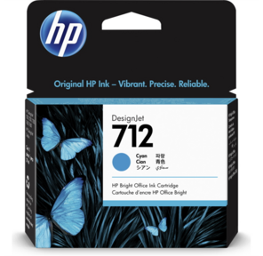 Картридж струйный HP 712 3ED67A голубой  (29мл) для HP DJ Т230 / 630