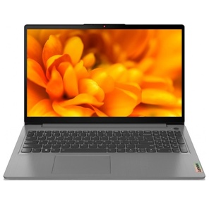 Ноутбук 15.6" TN FHD LENOVO IdeaPad 3 15IAU7 gray  (Core i3 1215U / 4Gb / 256Gb SSD / VGA int / noOS)  ( (82RK00TQPS))