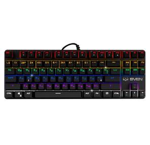 Игровая клавиатура SVEN KB-G9150  (Outemu Blue switches,  USB,  87 кл.,  ПО,  RGB-подсветка)