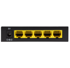 Коммутатор /  Unmanaged Switch 5x100Base-TX,  metal case