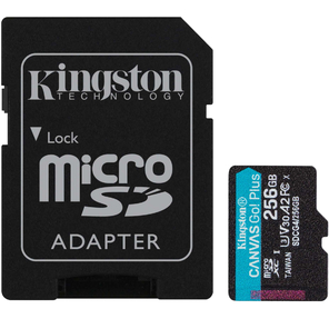 Флеш карта microSDXC 256GB Kingston SDCG4 / 256GB Canvas Go! Plus A2 + adapter