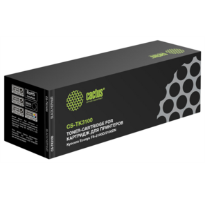 Cactus CS-TK3100 Тонер Картридж черный для Kyocera Ecosys FS-2100D / 2100DN  (12500стр.)