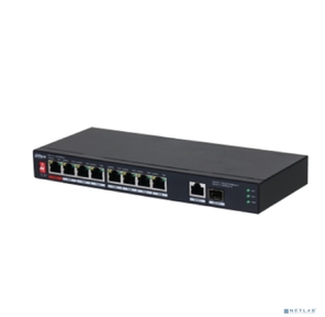Коммутатор Dahua DH-PFS3110-8ET1GT1GF-96 8x100Mb 1G неуправляемый