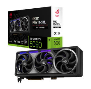 Видеокарта ASUS RTX5090 ROG ASTRAL OC 32GB GDDR7 512bit 3xDP 2xHDMI 4FAN RTL  (ROG-ASTRAL-RTX5090-O32G-BTF-GAMING)