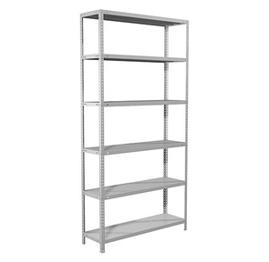 Стеллаж MS 220 / 100х60 / 6  (Размеры внешние  (ВхШхГ) 2200х1000х600 мм,  6 полок,  с единой стойкой) [S24199176602]