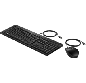 Keyboard and Mouse HP 225 Wired  (black)