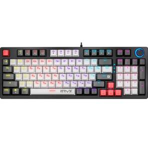 Defender Механическая клавиатура Hawk GK-418 RU, радужн, 97кн, 1, 5м, крас.свитч.