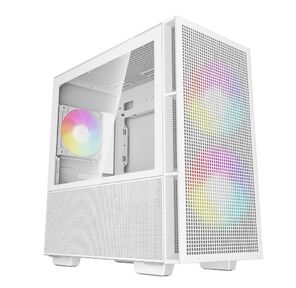 Deepcool CH360 WH без БП,  боковое окно  (закаленное стекло),  2x140мм ARGB LED вентилятор спереди и 1x120мм ARGB LED вентилятор сзади,  белый,  mATX