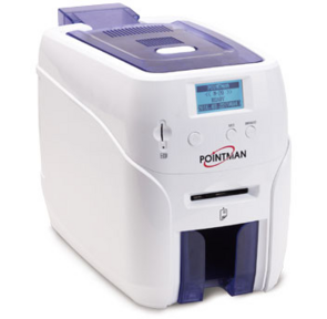 Pointman Nuvia N20,  односторонний,  лоток подачи на 100 карт+ручная подача  (CR-80),  приемный на 50 карт,  USB2.0  (High-Speed),  RS-232,  Built in 10 / 100 Ethernet,  ЖК дисплей