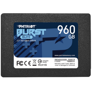 SSD жесткий диск SATA2.5" 960GB BURST PBE960GS25SSDR PATRIOT