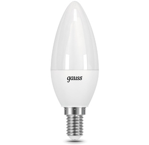 GAUSS 103101110 Светодиодная лампа LED Свеча E14 9.5W 890lm 3000К 1 / 10 / 50