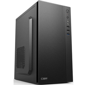 CBR PCC-MATX-MX12-WPSU Корпус mATX Minitower MX12,  без БП,  1*USB 3.0,  2*USB 2.0,  HD Audio+Mic,  Black
