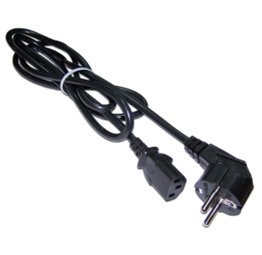 Кабель Lanmaster LAN-PP13 / SHA-1.5-BK C13-Schuko проводник.:3x0.75мм2 1.5м 220В 10А  (упак.:1шт)