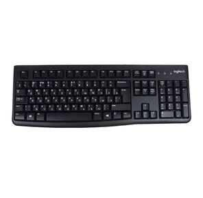 Клавиатура Logitech K120 for Business |920-002522| черная,  офисная,  104 клавиши,  защита от воды,  USB 1, 5м,  brown box,   (021419)