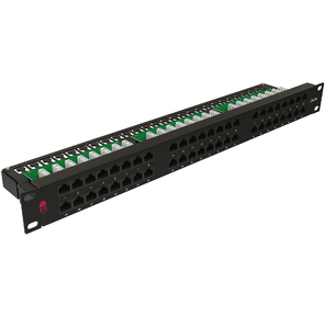 Патч-панель Sysmatrix PP 1901U.S485EU.M 19" 1U 48xRJ45 кат.5E