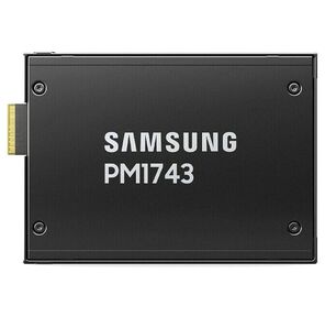Твердотельный накопитель /  Samsung SSD PM1743,  7680GB,  U.3 (2.5" 15mm),  NVMe,  PCIe 5.0 x4 R / W 14000 / 6000MB / s,  IOPs 2 500 000 / 300 000,  TBW 14016,  DWPD 1  (12 мес.)