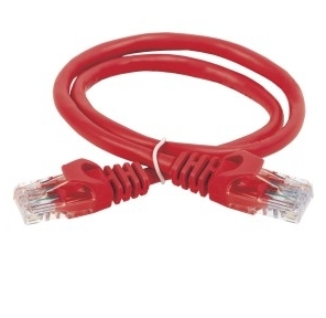 ITK Коммутационный шнур  (патч-корд),  кат.5Е UTP,  1м,  красный