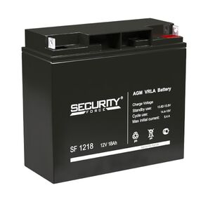 Аккумуляторная батарея Delta SF 1218 напряжение  12 / 18В,  емкость 182х76х167Ач  (44х47х107mm)