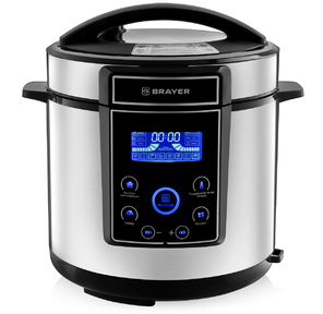 Мультиварка-скороварка BR2401 серебристый BRAYER