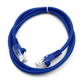 Патч-корд Buro UTP 4 пары cat5E CCA molded 1м голубой RJ-45  (m)-RJ-45  (m)