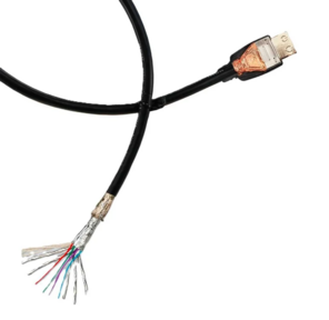 Шнур аудио-видео HDMI-HDMI версия 2.1 золото 5 м RETIC