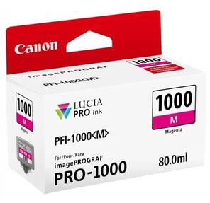 Картридж Canon PFI-1000 M для IJ SFP PRO-1000 WFG Magenta 80 мл 0548C001
