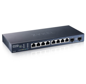 Мультигигабитный Smart L3 Lite коммутатор Zyxel NebulaFlex XMG1915-10E,  8xRJ-45: 1 / 2.5G,  2xSFP+,  бесшумный  (без вентилятора)