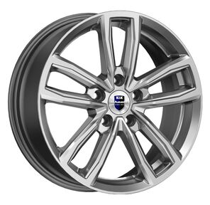 Легковой диск КиК 6, 5 / 17 5*114, 3 Дарк платинум