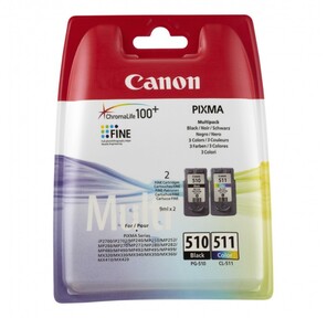 Canon PG-510 / CL-511 2970B010 многоцветный / черный набор карт. для Canon 240 / 260 / 280 / 480 / 495 / 320 / 330 / 340 / 350 / 1900 / 2700
