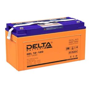 Delta GEL 12-120  (120 А\ч,  12В) свинцово- кислотный аккумулятор